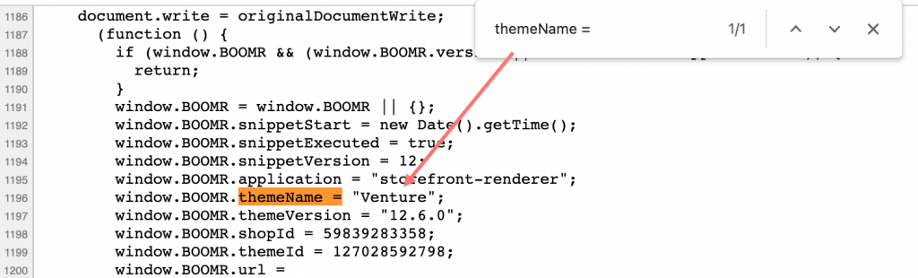 Search for theme declaration - method 2